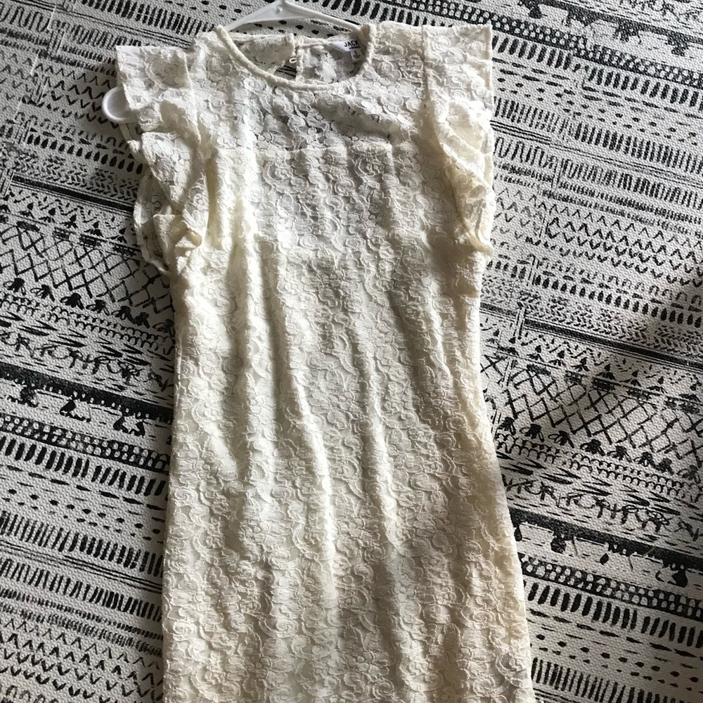 Jack by BB Dakota ruffle sleeve dress